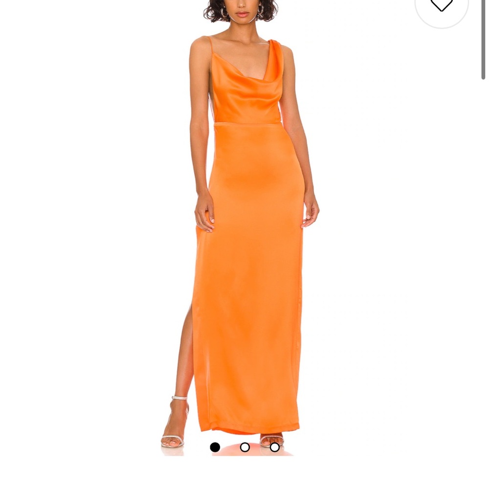 Amanda Uprichard REVOLVE Arial Gown in Fire Medium - Picture 2 of 8